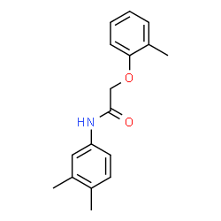 N-(3,4-Dimethylphenyl)-2-(2-methylphenoxy)acetamide结构式