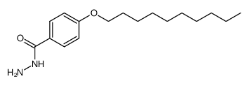 4-decyloxybenzoic acid hydrazide Structure