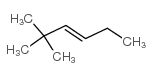 trans-2,2-dimethyl-3-hexene Structure