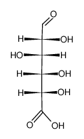 (2S,3R,4R,5S)-2,3,4,5-tetrahydroxy-6-oxo-hexanoic acid Structure