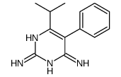 5-phenyl-6-propan-2-ylpyrimidine-2,4-diamine Structure
