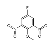 2,6-dinitro-4-fluoroanisole Structure