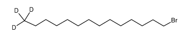 溴代十四烷-D3结构式