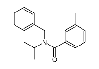 N-Benzyl-N-isopropyl-3-methylbenzamide结构式