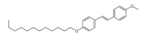 1-dodecoxy-4-[2-(4-methoxyphenyl)ethenyl]benzene Structure