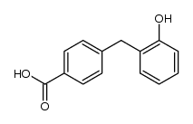 4-(2-hydroxy-benzyl)-benzoic acid结构式