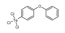 p-phenoxyphenyltellurium(IV) trichloride Structure
