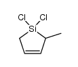 1,1-dichloro-2-methyl-2,5-dihydro-1H-silole结构式