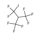 1,1,1,3,3-pentafluoro-3-iodo-2-trifluoromethyl-propane结构式