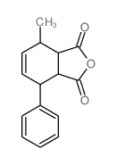 1,3-Isobenzofurandione,3a,4,7,7a-tetrahydro-4-methyl-7-phenyl- Structure