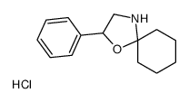 2-phenyl-1-oxa-4-azaspiro[4.5]decane,hydrochloride结构式