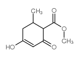 Methyl 4-hydroxy-6-methyl-2-oxo-3-cyclohexene-1-carboxylate Structure