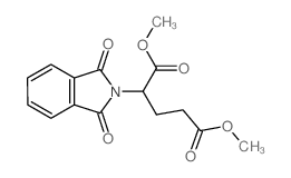 dimethyl 2-(1,3-dioxoisoindol-2-yl)pentanedioate结构式