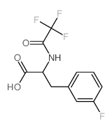 3-(3-fluorophenyl)-2-[(2,2,2-trifluoroacetyl)amino]propanoic acid结构式