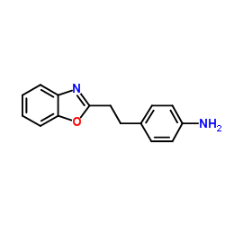 4-(2-BENZOOXAZOL-2-YL-ETHYL)-PHENYLAMINE Structure