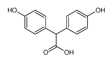 2,2-bis(4-hydroxyphenyl)acetic acid Structure