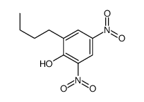 2-butyl-4,6-dinitrophenol Structure
