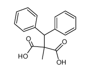 2-benzhydryl-2-methylmalonic acid Structure
