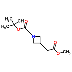 3-(2-甲氧基-2-氧代乙基)氮杂环丁烷-1-羧酸叔丁酯图片