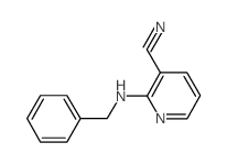 2-(苄基氨基)烟腈结构式