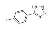 5-(4-氟苯基)-1H-四唑结构式