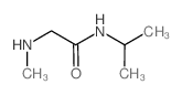 N-Isopropyl-2-(methylamino)acetamide结构式
