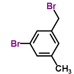 1-溴-3-溴甲基-5-甲基-苯结构式