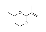 1,1-diethoxy-2-methylbut-2-ene Structure