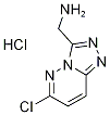 (6-Chloro-[1,2,4]triazolo[4,3-b]pyridazin-3-yl)methanamine hydrochloride Structure
