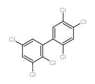 2,2',3,4,5,5'-hexachlorobiphenyl Structure
