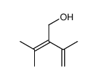 3-methyl-2-prop-1-en-2-ylbut-2-en-1-ol Structure