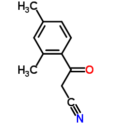 2,4-二甲基苯甲酰基乙腈结构式