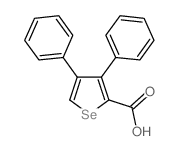 3,4-diphenylselenophene-2-carboxylic acid Structure
