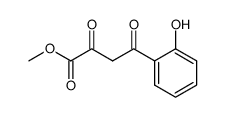 methyl 4-(o-hydroxyphenyl)-2,4-dioxobutanoate Structure