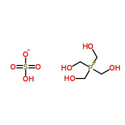Tetrakis(hydroxymethyl)phosphonium sulfate Structure