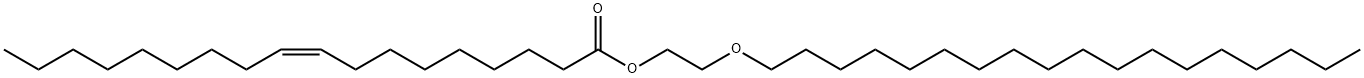 (Z)-9-Octadecenoic acid 2-(octadecyloxy)ethyl ester结构式