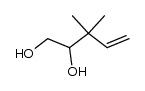 3,3-dimethyl-4-pentene-1,2-diol结构式