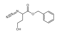 α-Azido-γ-hydroxybuttersaeurebenzylester结构式