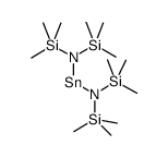 二[二(三甲基甲硅烷基)氨基]锡(II)结构式