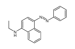 N-ethyl-4-phenyldiazenylnaphthalen-1-amine Structure
