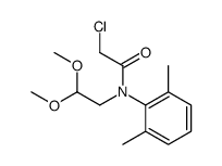2-chloro-N-(2,2-dimethoxyethyl)-N-(2,6-dimethylphenyl)acetamide Structure