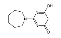 2-(Hexahydro-1H-azepin-1-yl)pyrimidine-4,6(1H,5H)-dione Structure