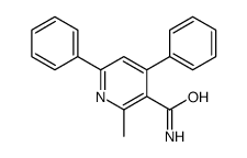 2-methyl-4,6-diphenylpyridine-3-carboxamide Structure