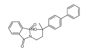 2-[3-hydroxy-3-(4-phenylphenyl)butyl]isoindole-1,3-dione结构式