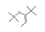 (Z)-Me3CC(OSiMe3)=CHMe Structure