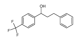 3-phenyl-1-(4-(trifluoromethyl)phenyl)propan-1-ol结构式