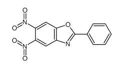 5,6-dinitro-2-phenyl-1,3-benzoxazole结构式
