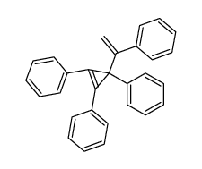 1,2,3-Triphenyl-3-(1-phenylvinyl)-cyclopropen Structure
