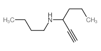 1-Hexyn-3-amine,N-butyl-结构式