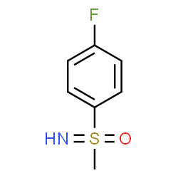 S-甲基-S-(4-氟苯基)亚磺酰亚胺结构式